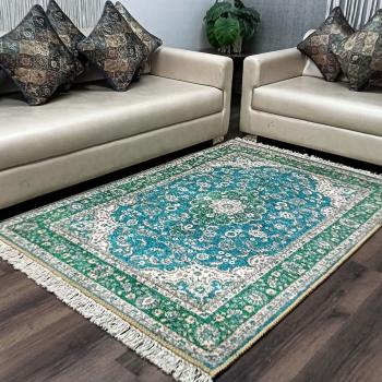 Blue Persian Floral Design Wall To Wall Rug Manufacturers in Paramaribo